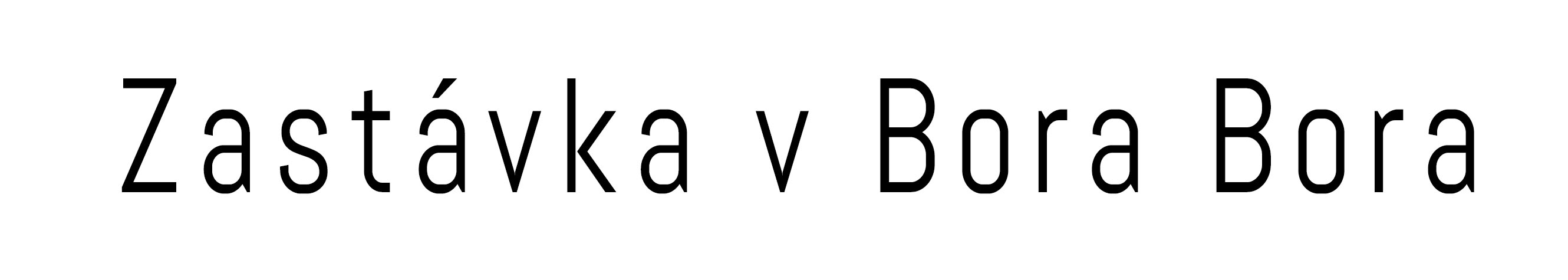 Zastávka v Bora Bora