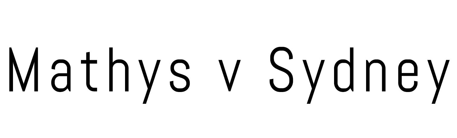 Mathys v Sydney