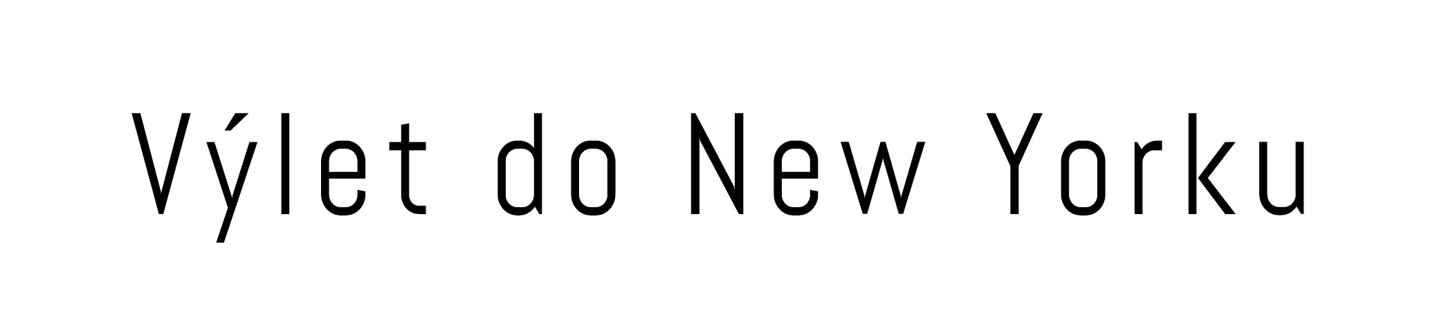 Výlet do New Yorku